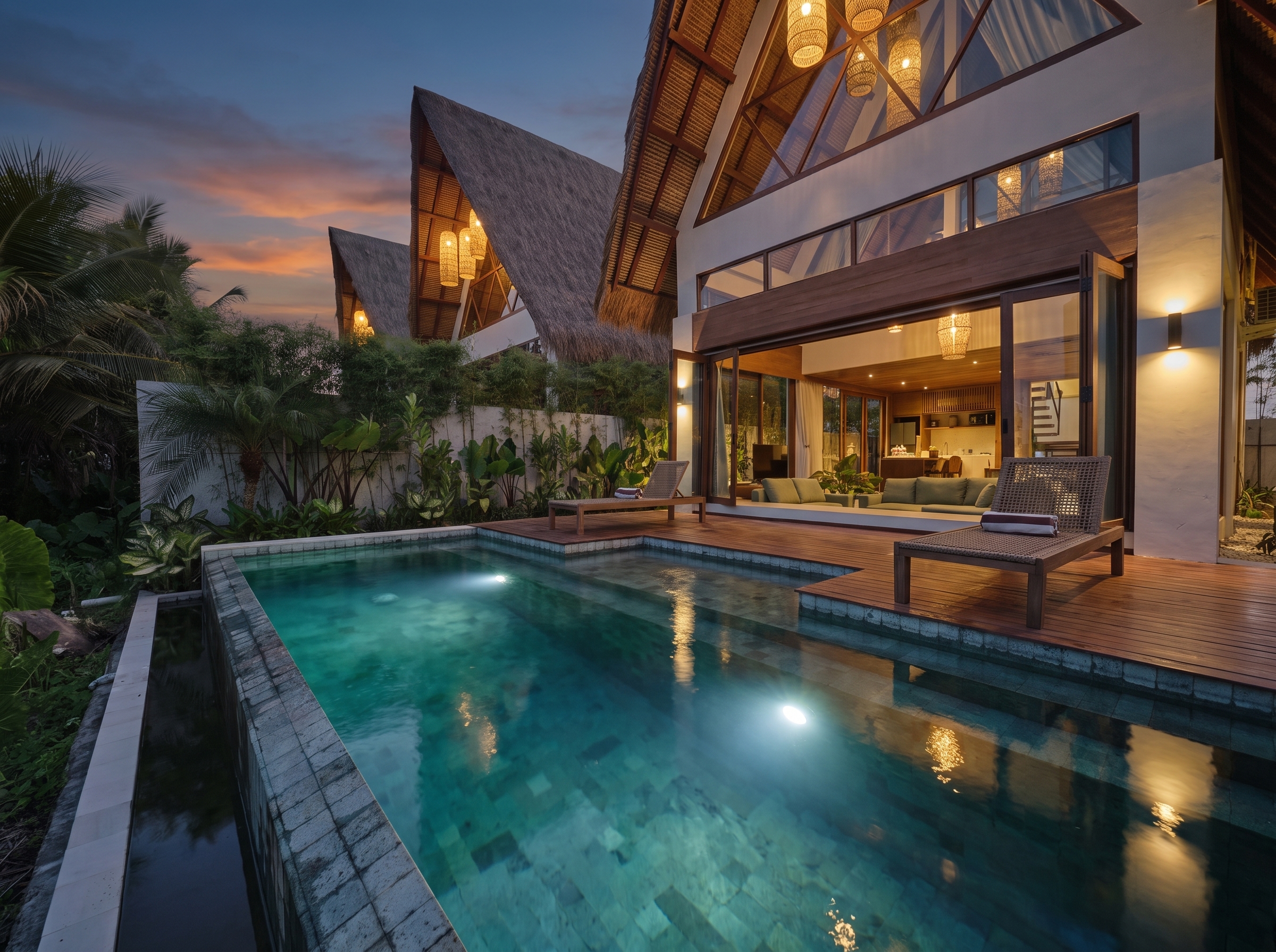 2-Bedroom Villa with Modern Balinese Design in Kedungu
