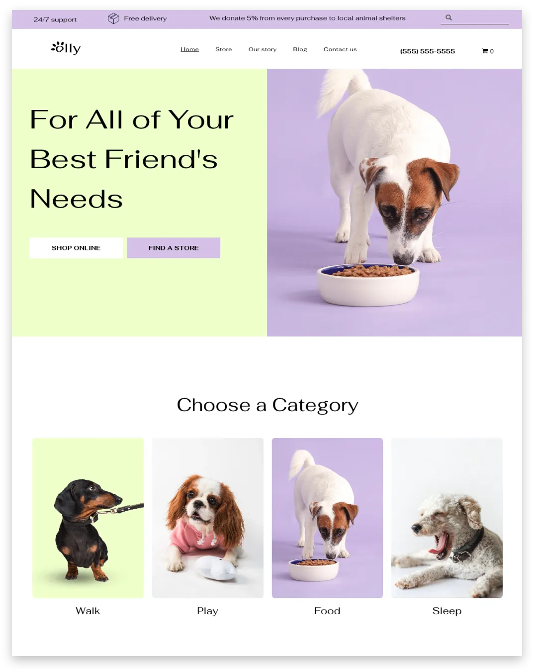 Pet Store Template