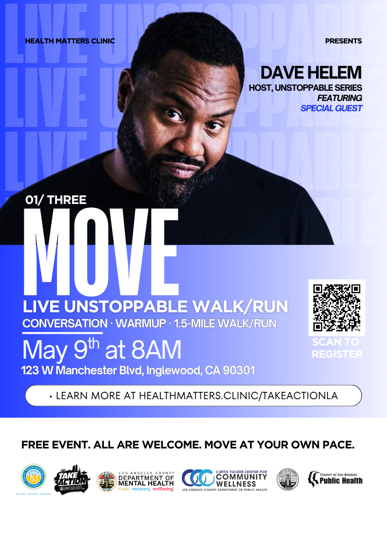 Take Action LA Walk and Run flyer