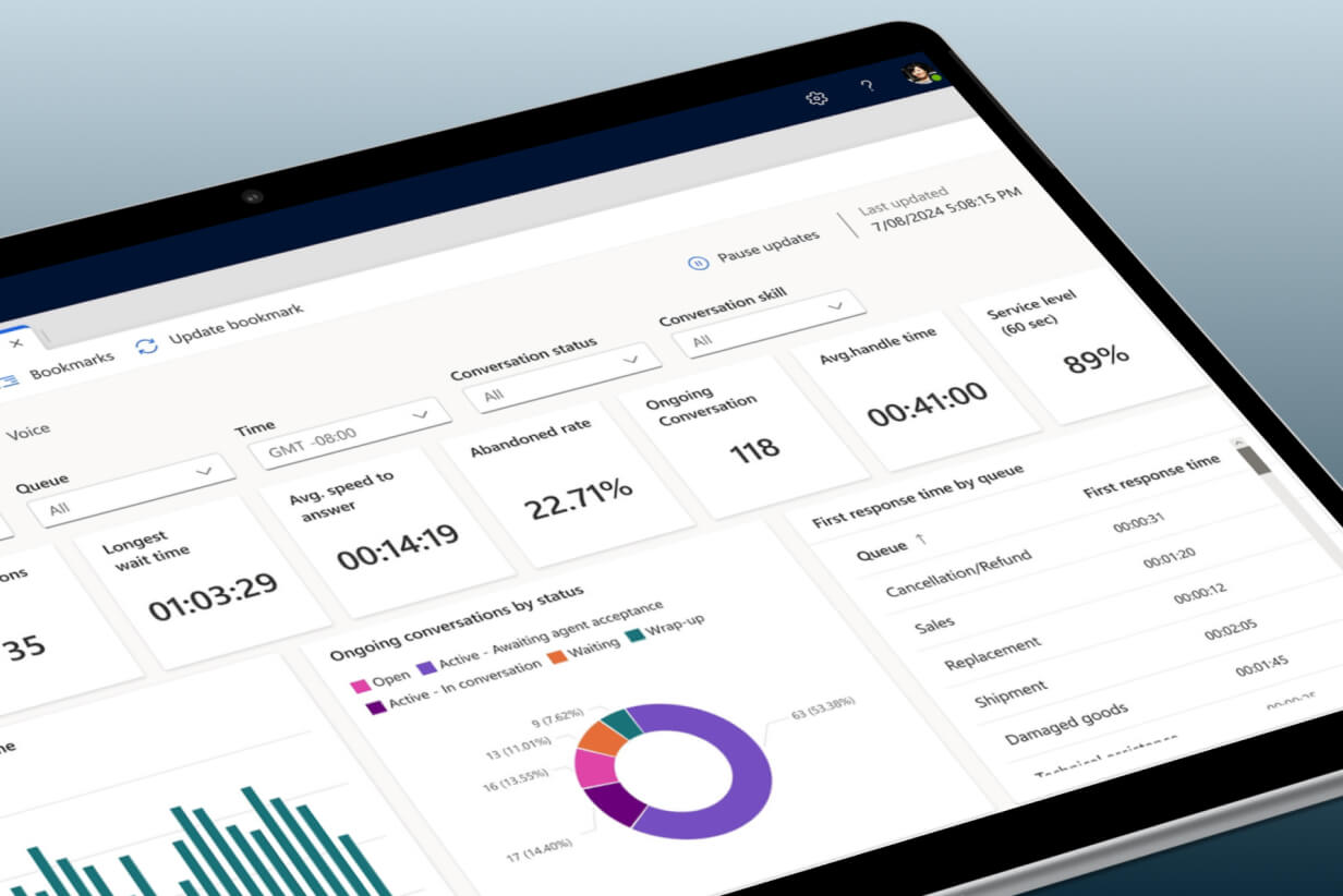 Tool Screenshot in einem Tablet Mockup