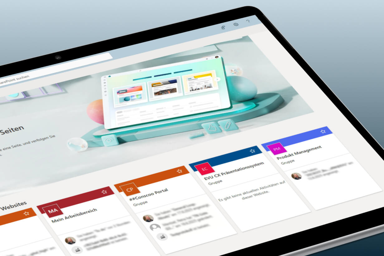 Tool Screenshot in einem Tablet Mockup