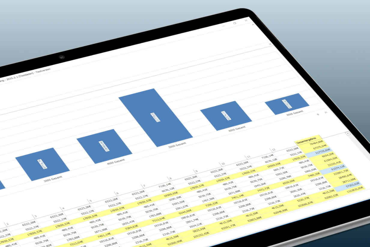Sage HR Screenshot in Tablet Mockup