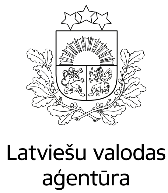 Latviešu valodas aģentūras logo