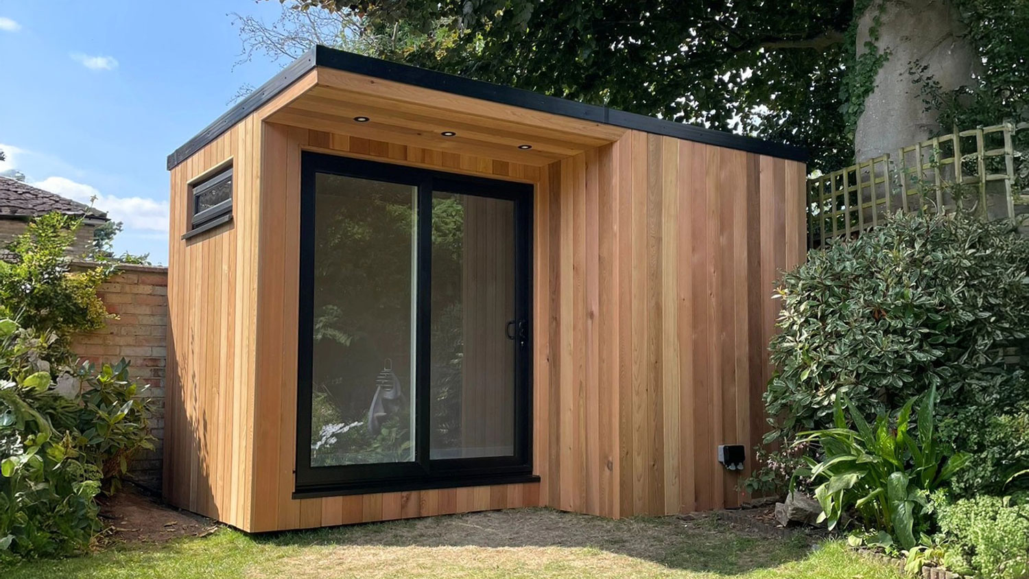 L Shaped Garden Office