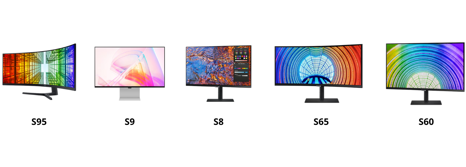 Gamme d'écrans Samsung ViewFinity pour les environnements professionnels et créatifs.