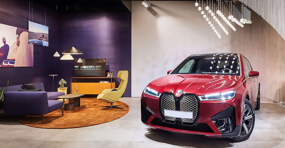 Oppgradert salgsareale på Bilia Skøyen av BMW-salgsarealer