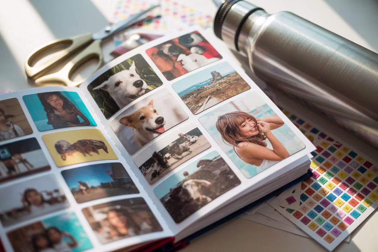 Custom stickers made from photos