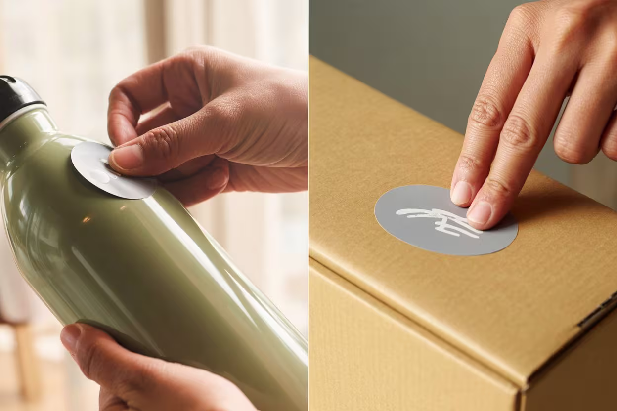 Using printable vinyl and sticker paper to create custom stickers