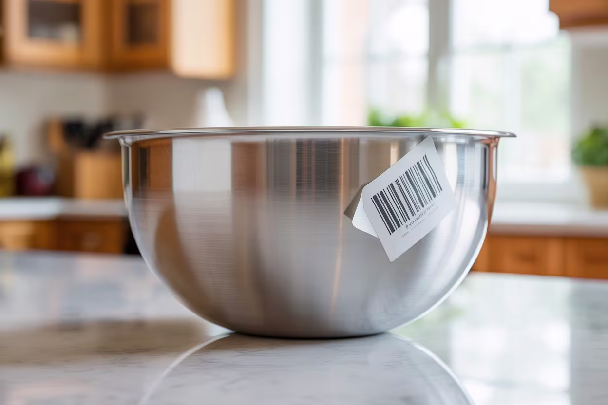 Removing stickers from stainless steel