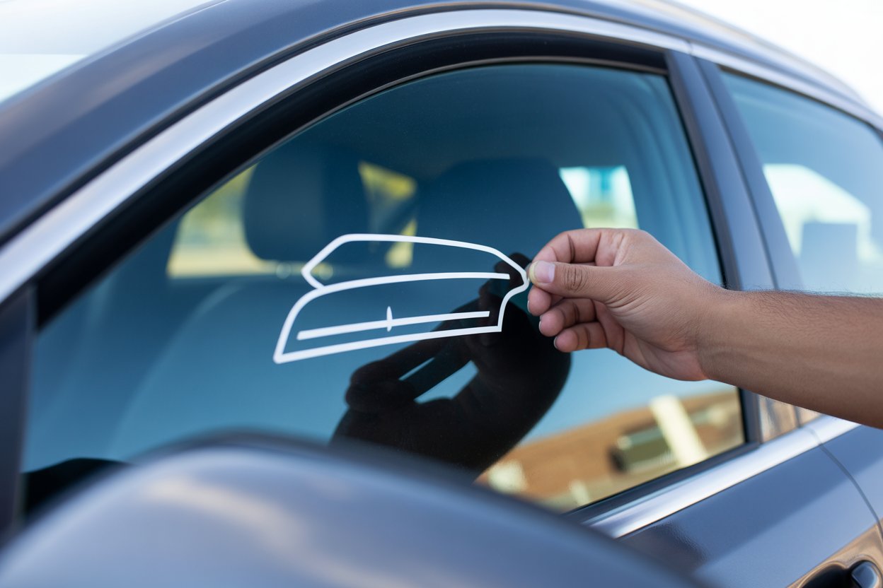 Meilleur autocollant en vinyle sur une voiture