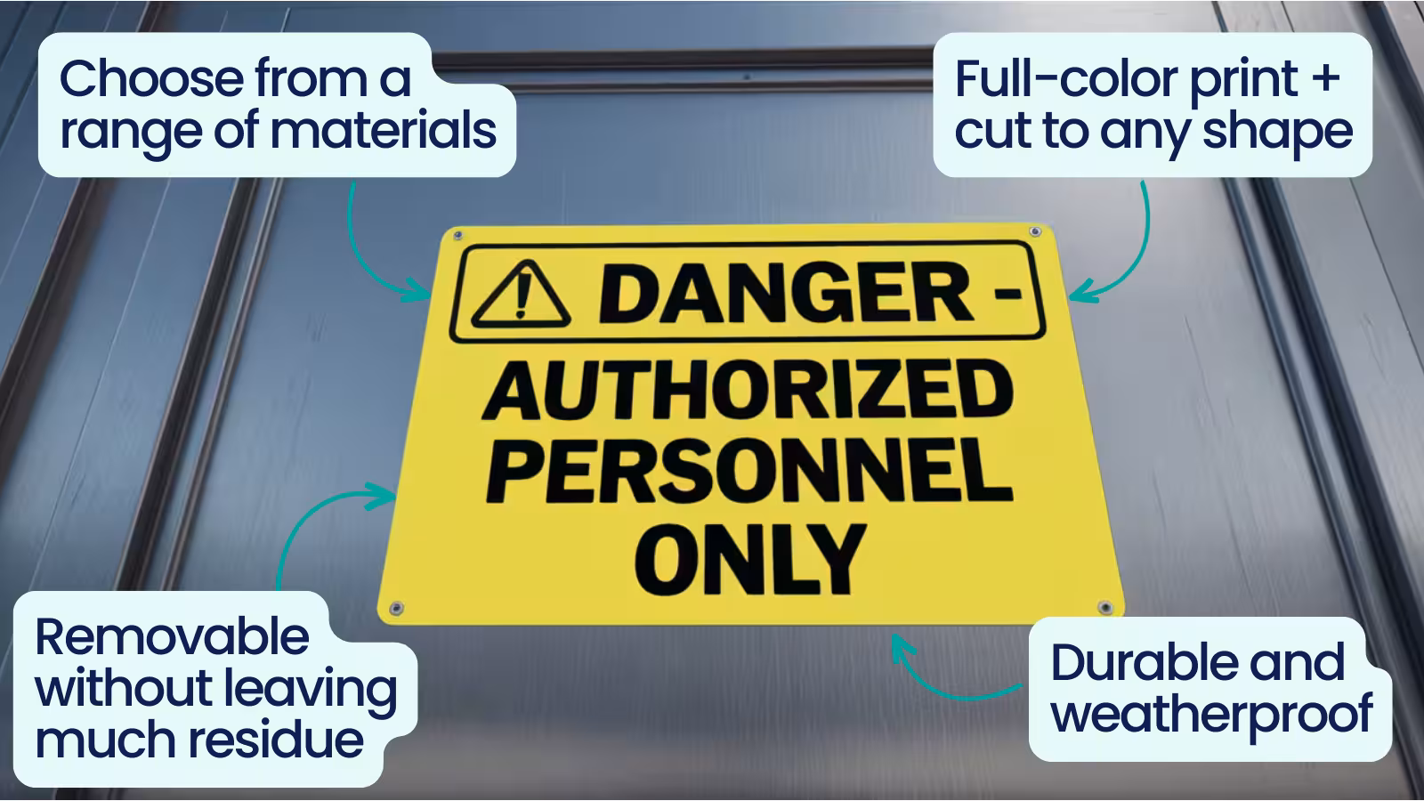 what are door stickers