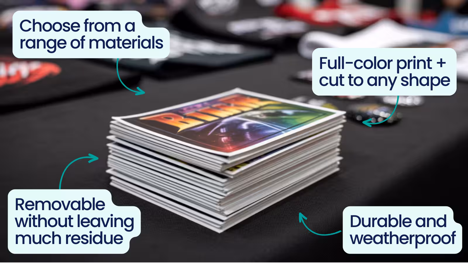 what are band stickers