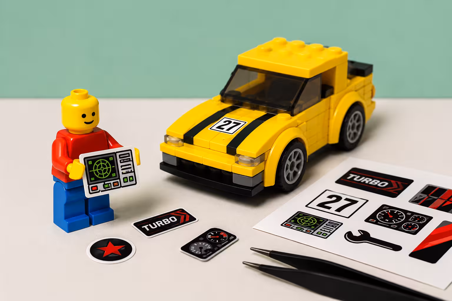 Making your own LEGO stickers