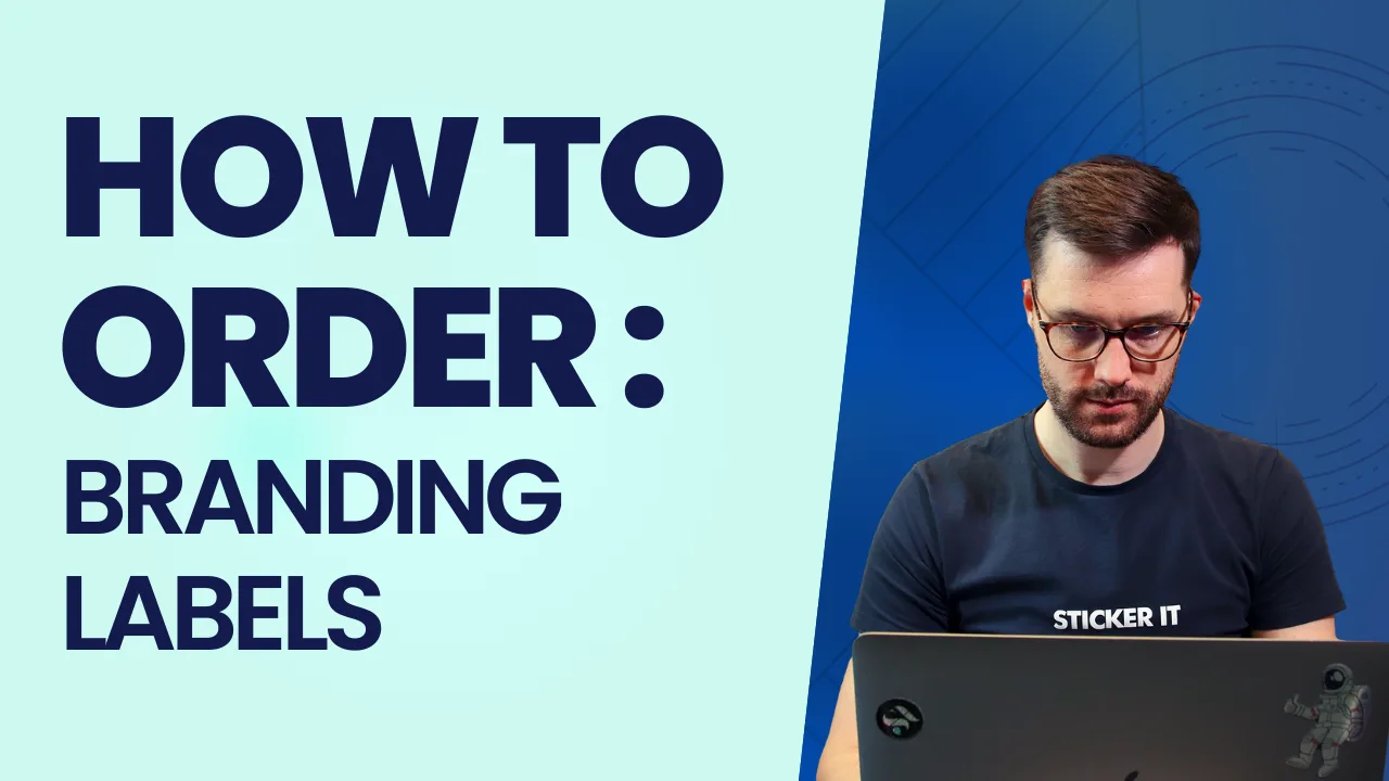 Custom branding labels for products and packaging