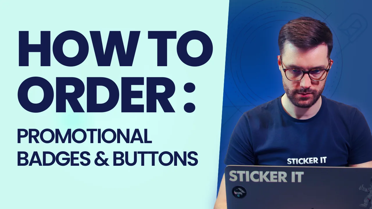 Individuelle Werbe-Buttons für Marketing und Give-aways