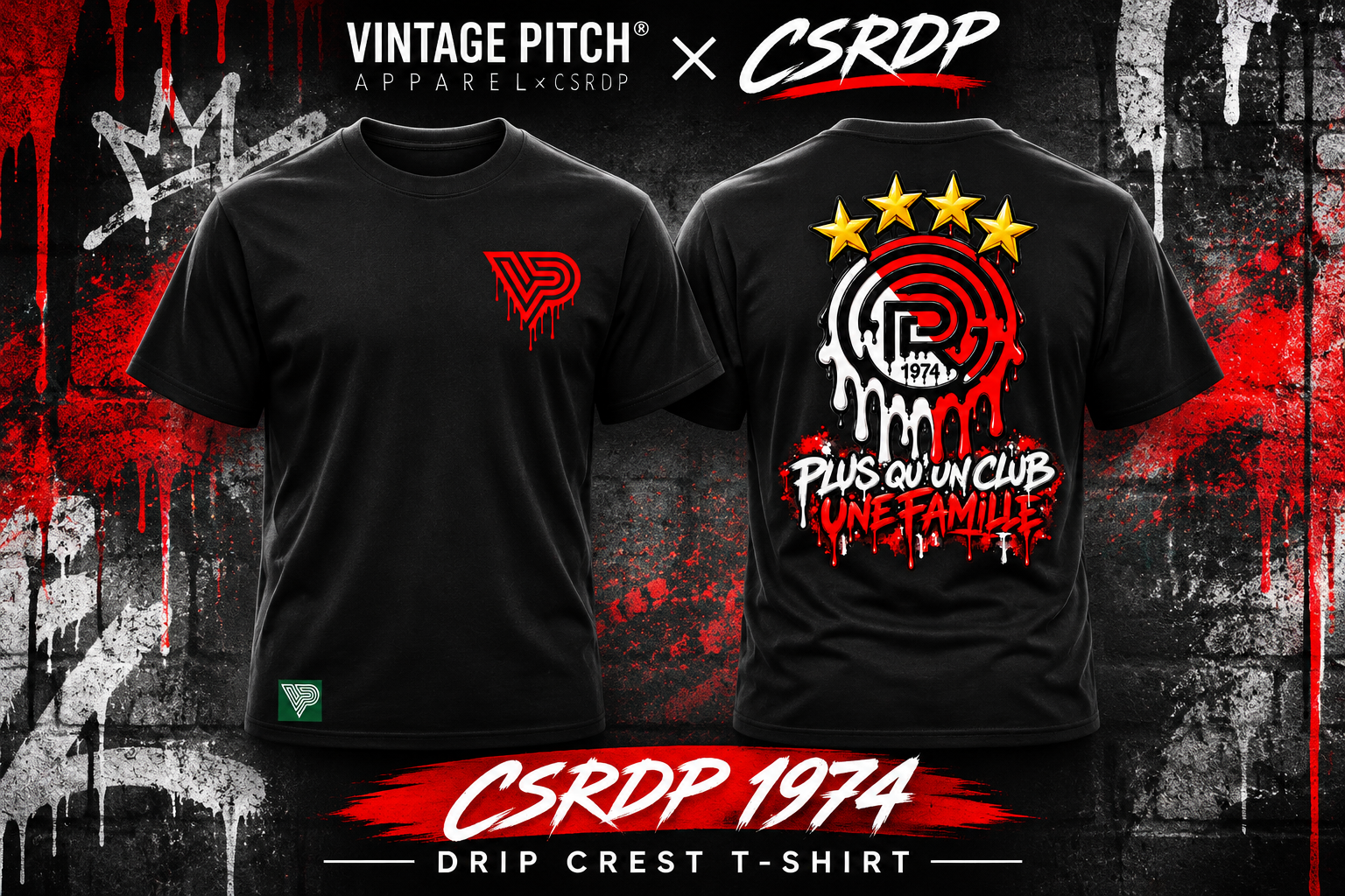 CSRDP CSRDP- VPA Drip Crest T-Shirt