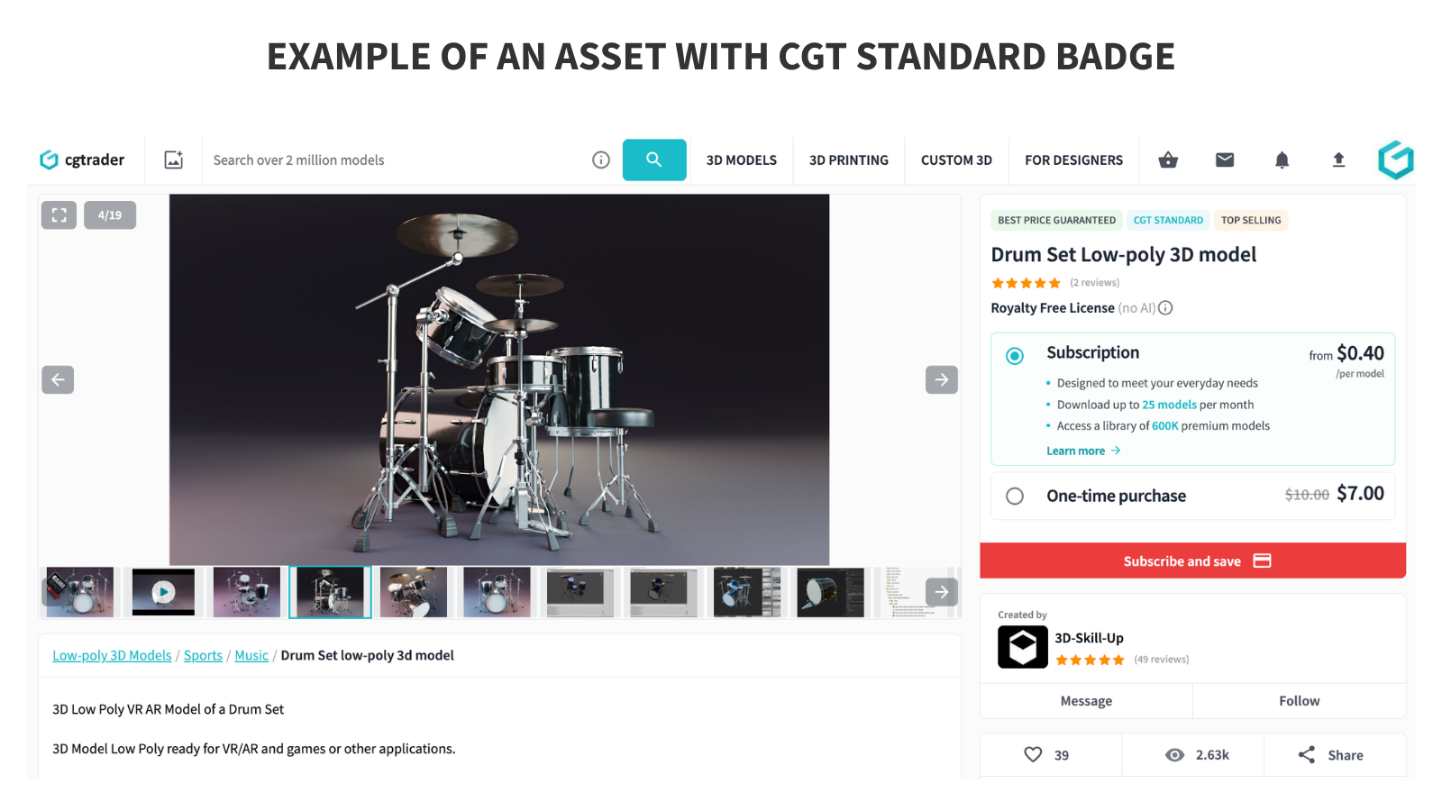CGT Standard: What It Means for 3D Model Buyers 2