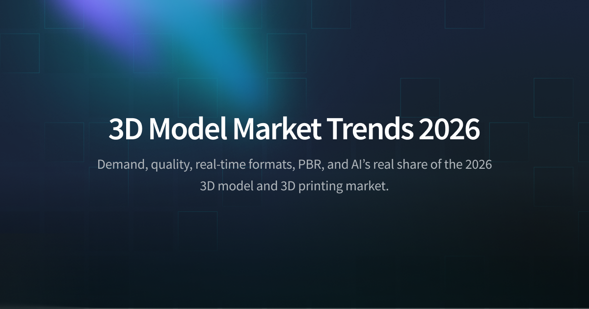 CGTrader 3D Model Market Trends 2026