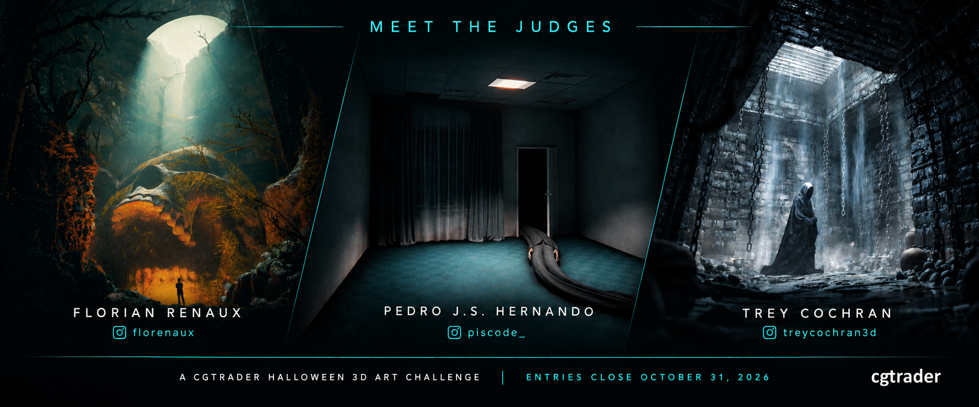 Enter the CGTrader Halloween 3D Art Challenge 2026 1