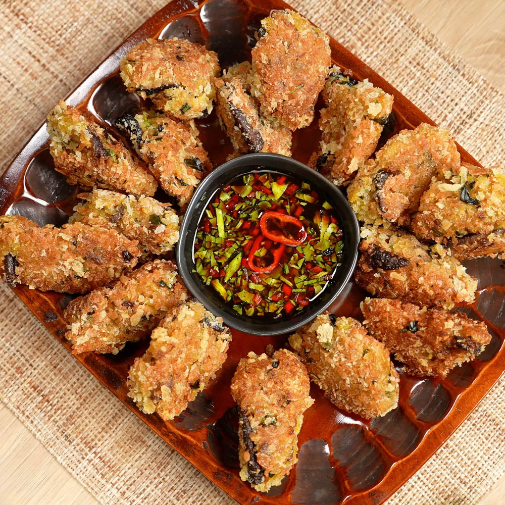 Klebreis-Pfannkuechlein