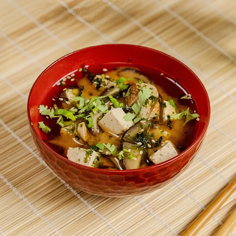 Vegane Miso-Suppe