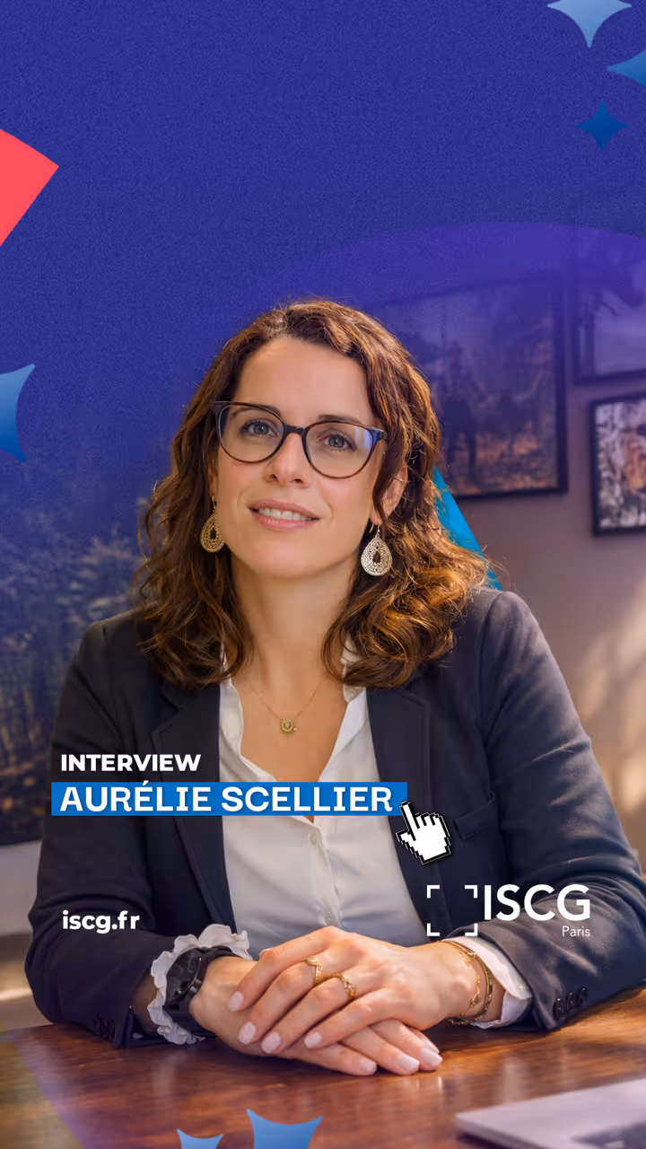 Aurélie Scellier, formatrice à l'ISCG Paris