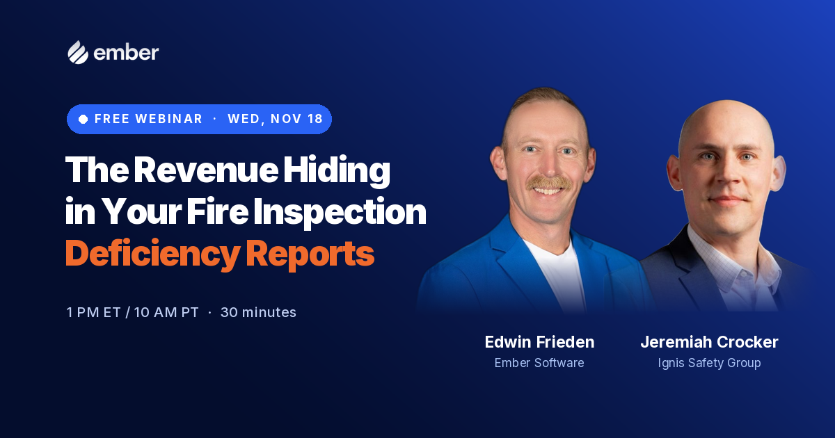 Free Webinar: The Revenue Hiding in Your Fire Inspection Deficiency Reports