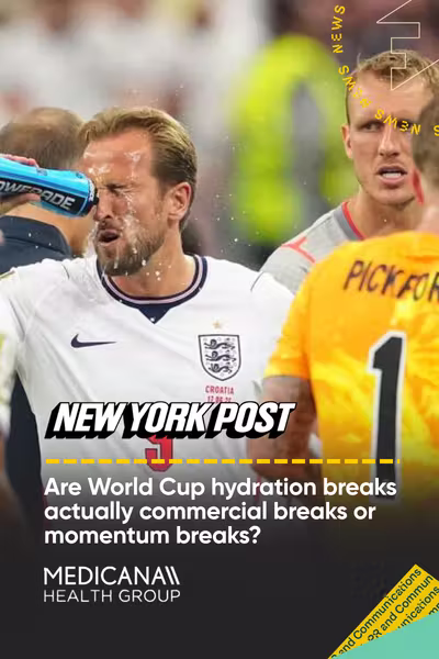 New York Post article on the World Cup water-break controversy