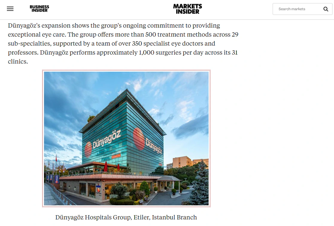 Image: Markets Insider coverage within the project led by FL PR and Communications