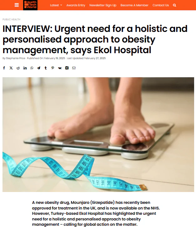 Image: Health Tech World coverage as part of the project led by FL PR and Communications