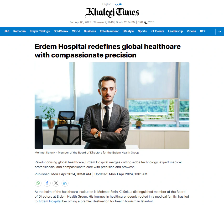 Image: Khaleej Times coverage as part of the project led by FL PR and Communications