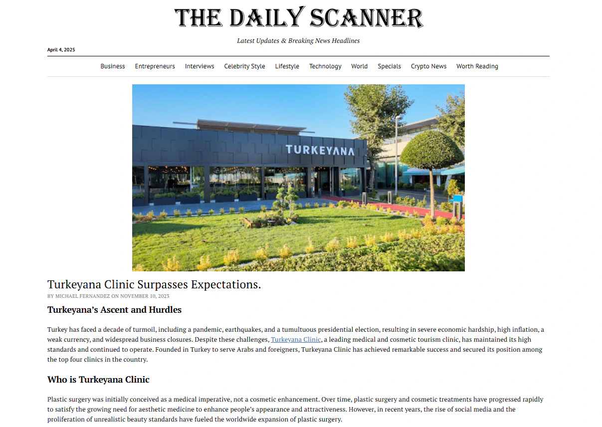 Görsel: FL PR and Communications liderliğinde yürütülen proje kapsamında Daily Scanner yansıması