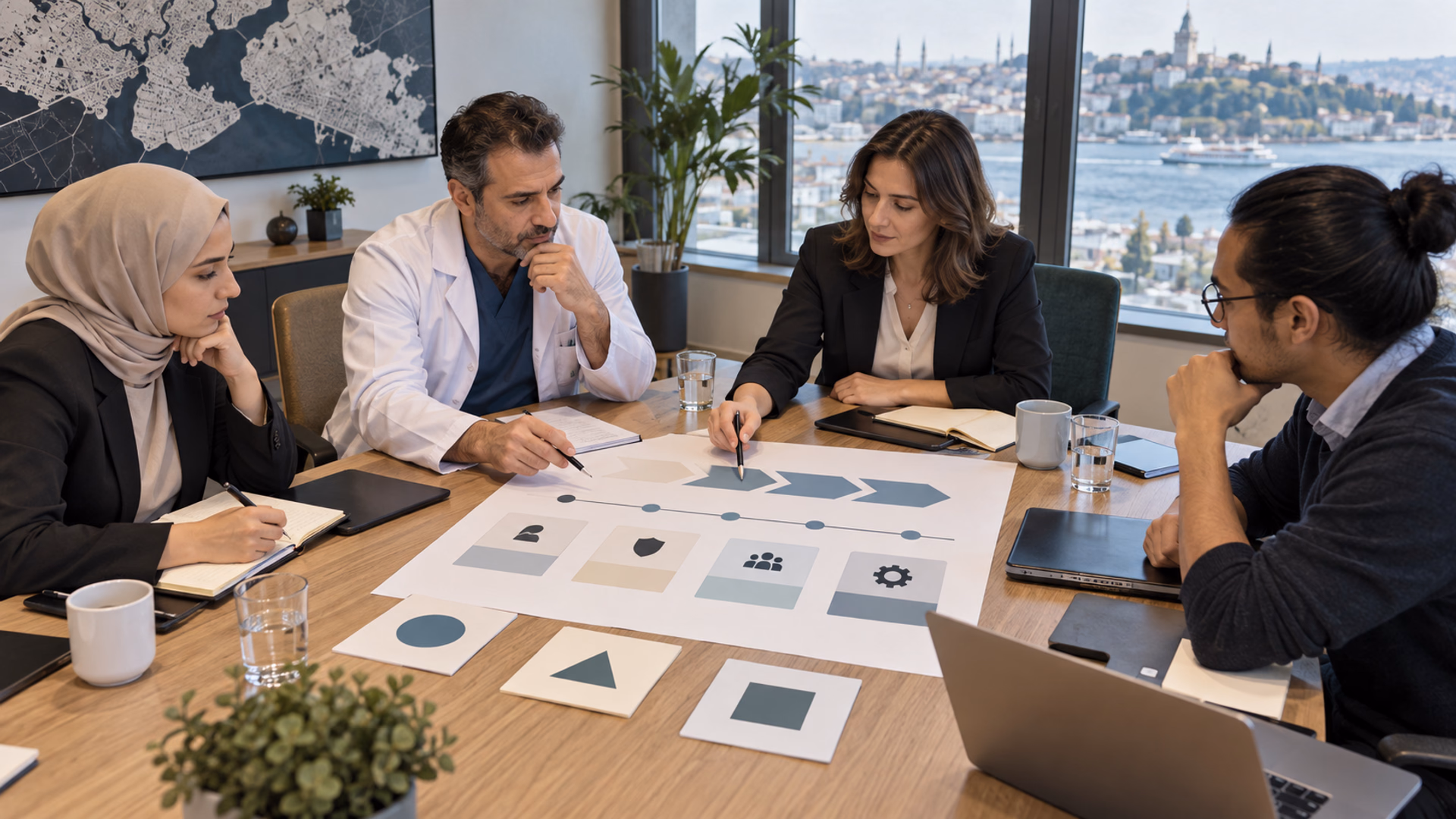 Sağlık iletişimi ekibi iptal ve iade karar akışını sorumluluk kartlarıyla inceliyor