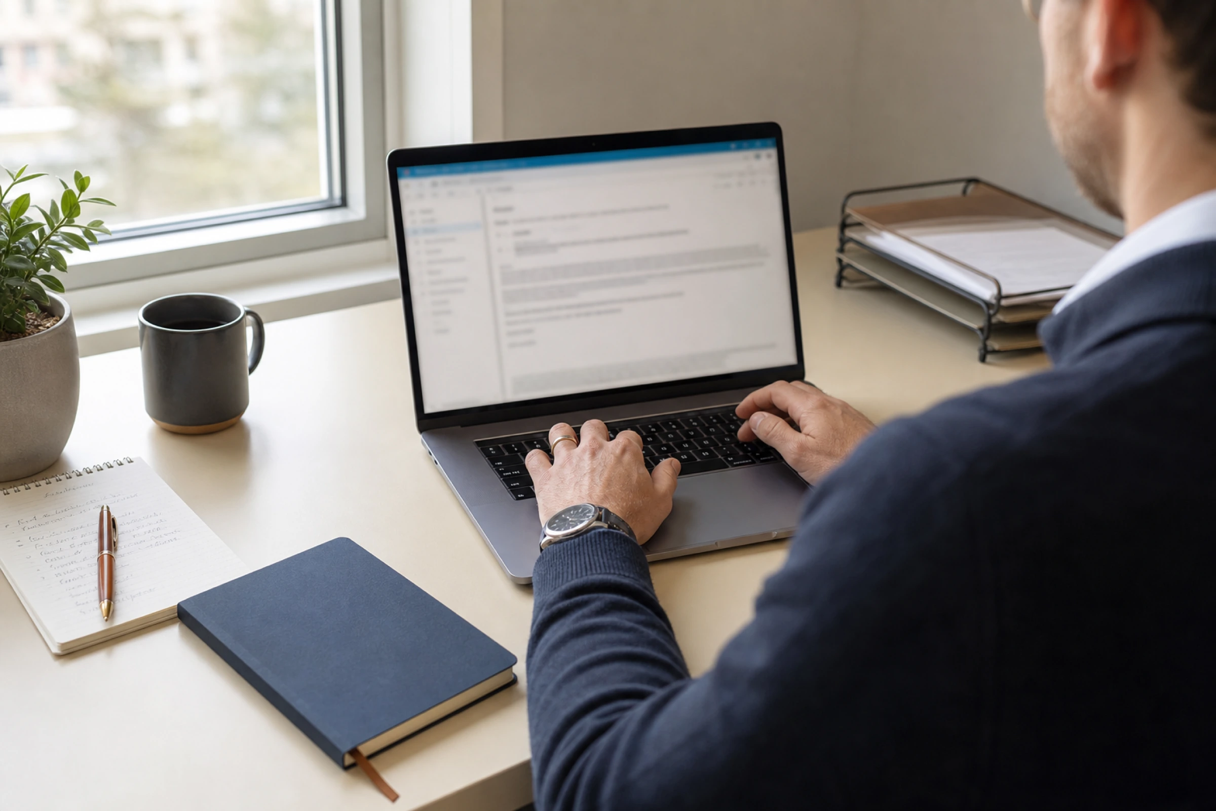 A professional writes a clear follow-up after a workplace disagreement.