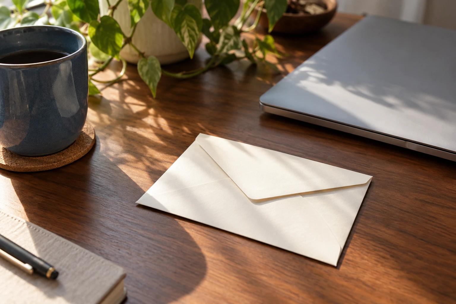 A finished letter is ready to send after its details have been checked.