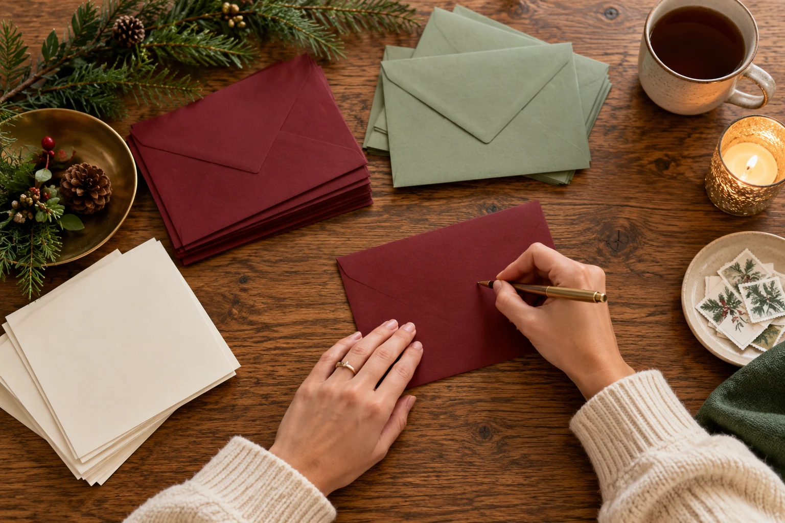 How to Address Holiday Card Envelopes