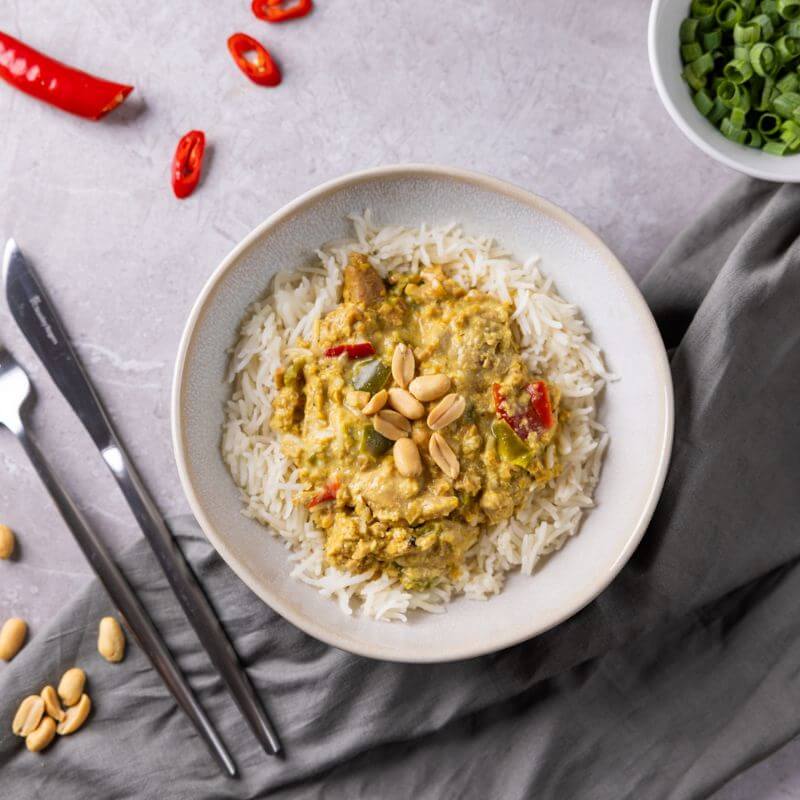 Satay Chicken with Basmati Rice