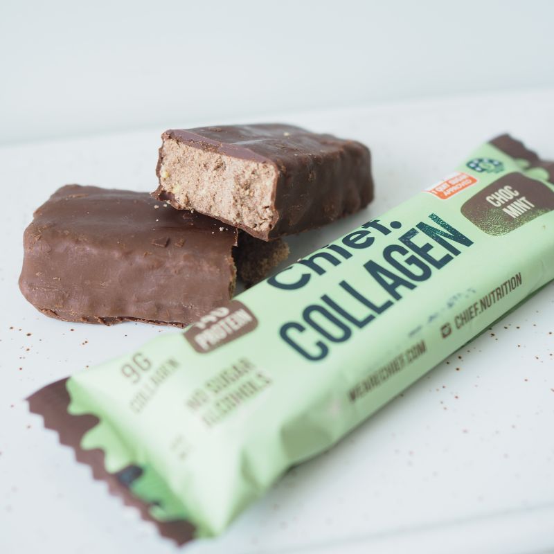 Chief Collagen Protein Choc Mint Bar