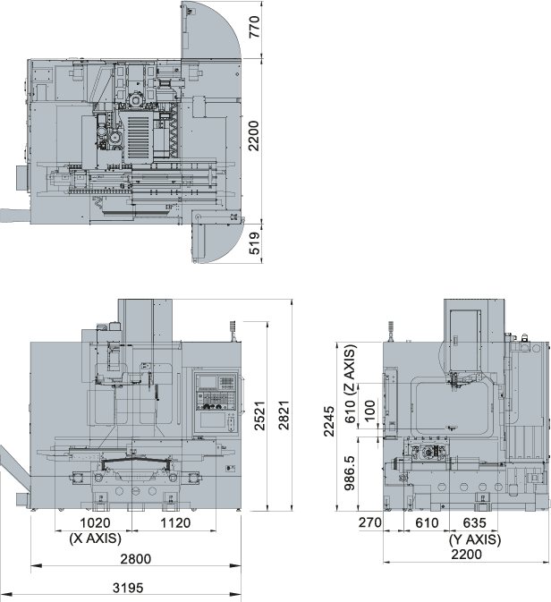 V-40iL uitwendige maten