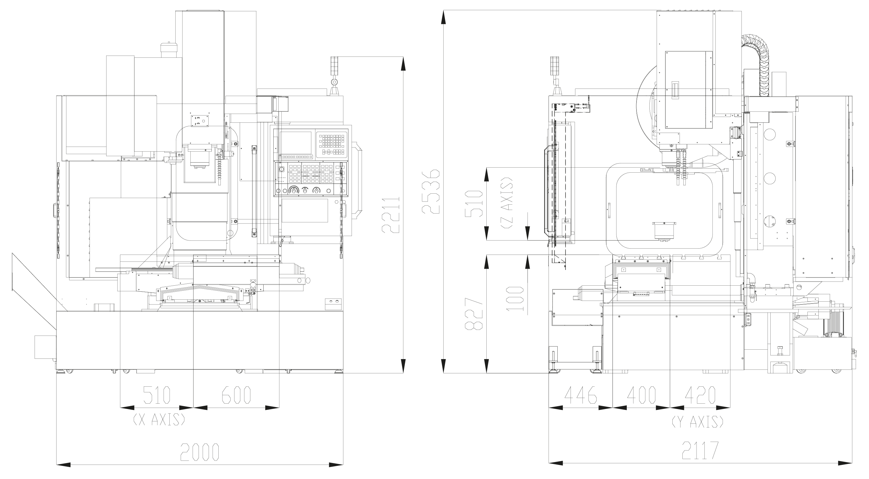 V22iF interne afmetingen