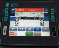 Het 7-inch touchscreen stelt machineparameters in, beheert snijprojecten en visualiseert fouten tijdens het proces.