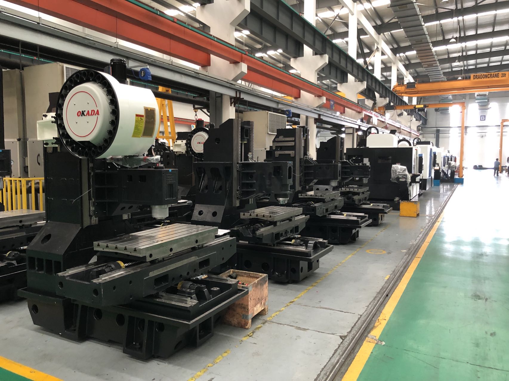Productielijn VM bij Neway Factory