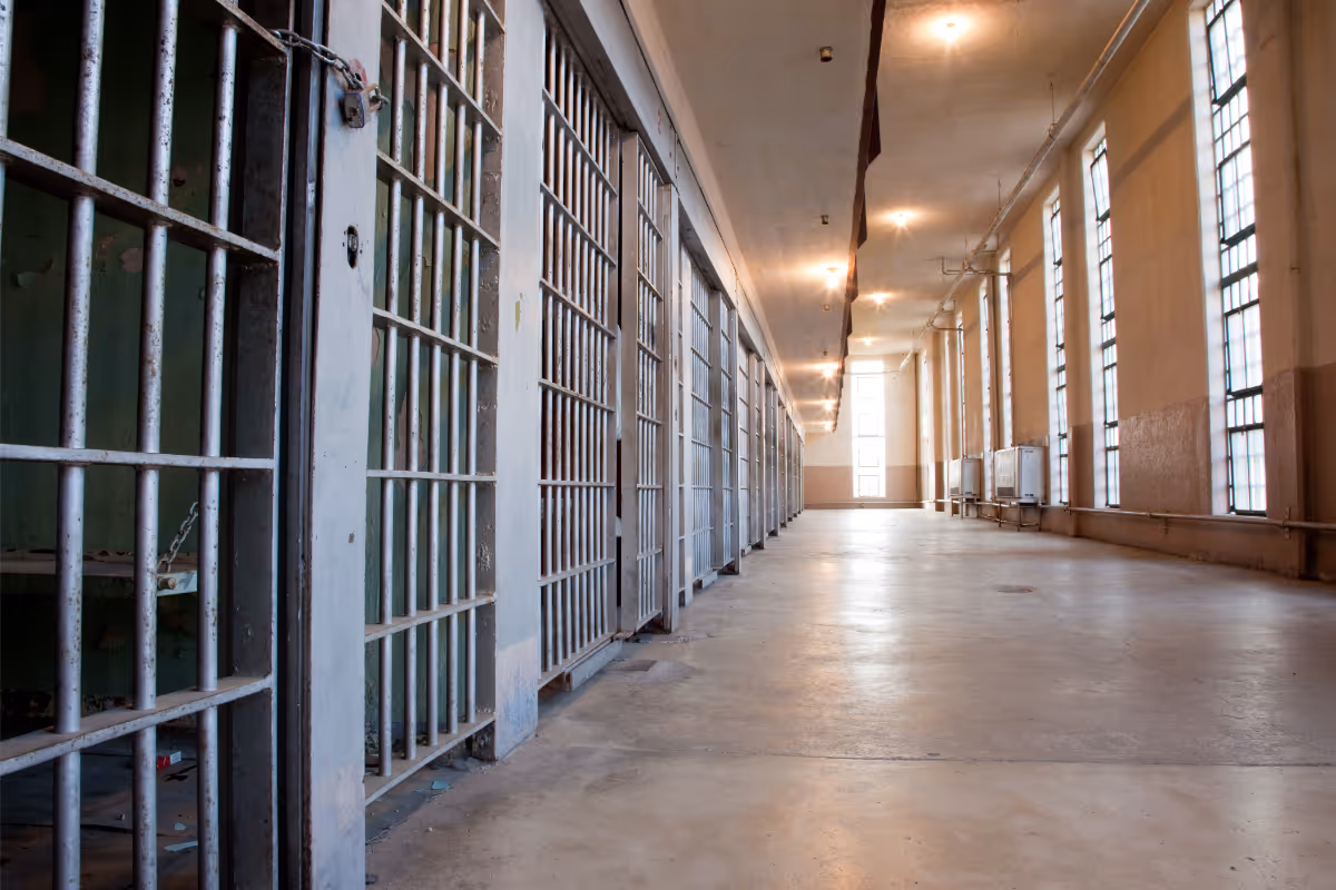 inside of a prison
