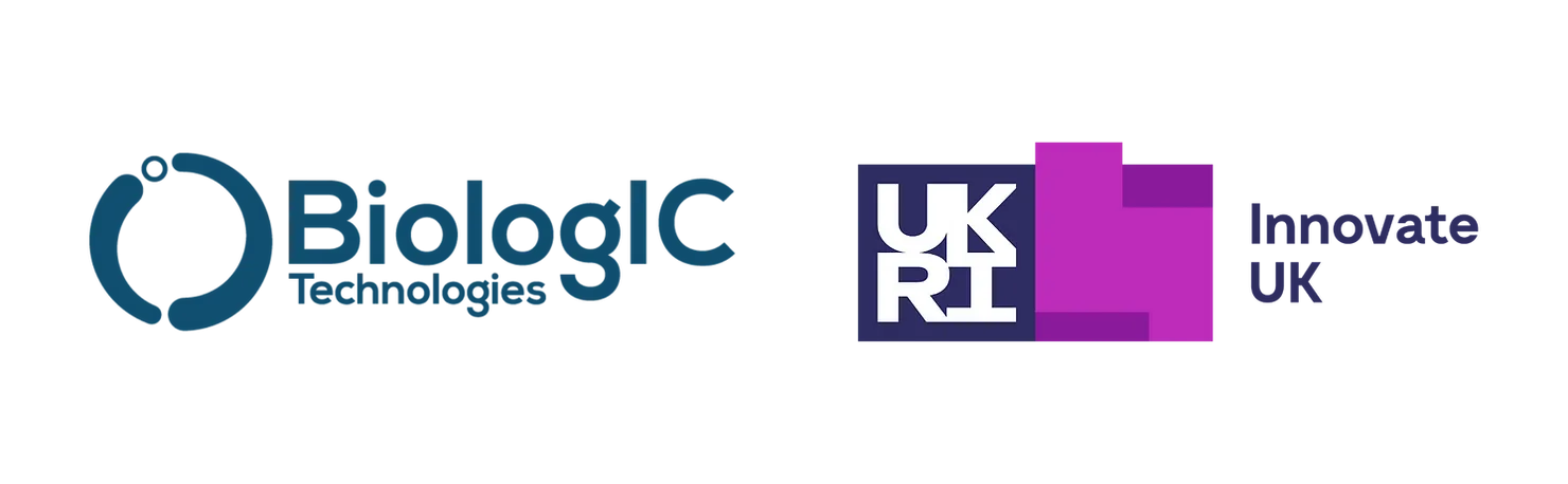 Biologic Technologies and UKRI logo