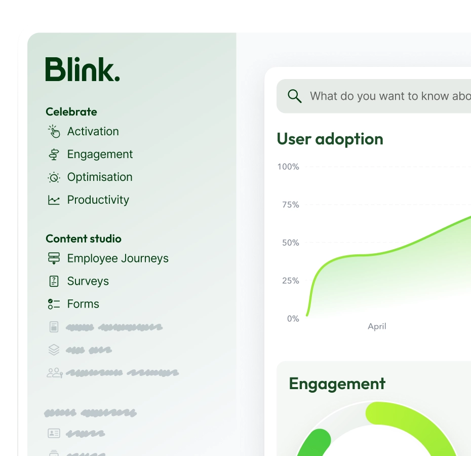 Three overlapping recognition cards with messages of appreciation, including a star rating card praising James Anderson for star-powered effort, with a prompt below to rate your manager.