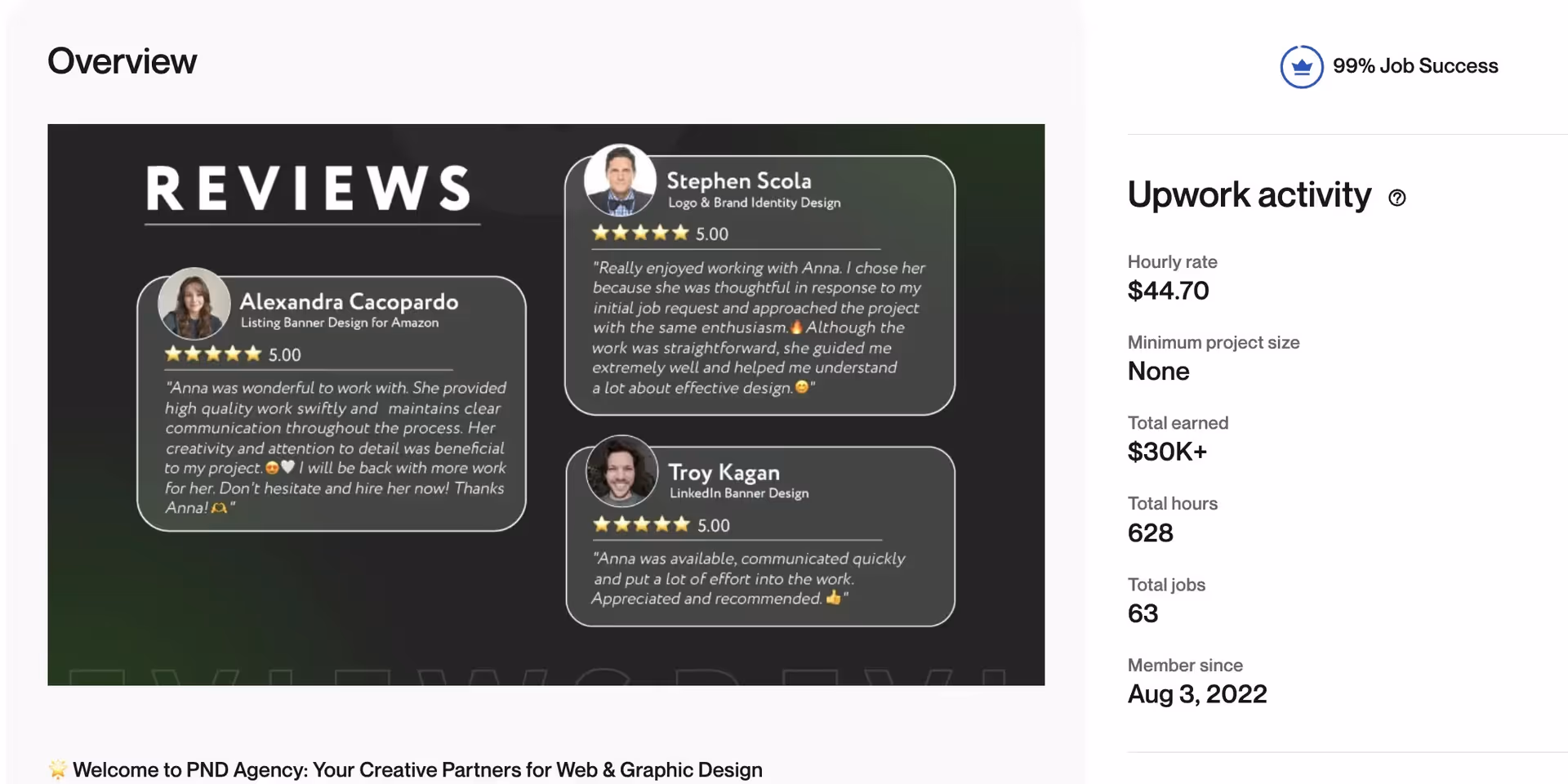 Image of PND Agency Upwork Profile