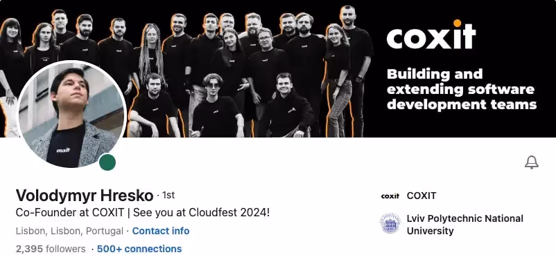Coxit Upwork Profile