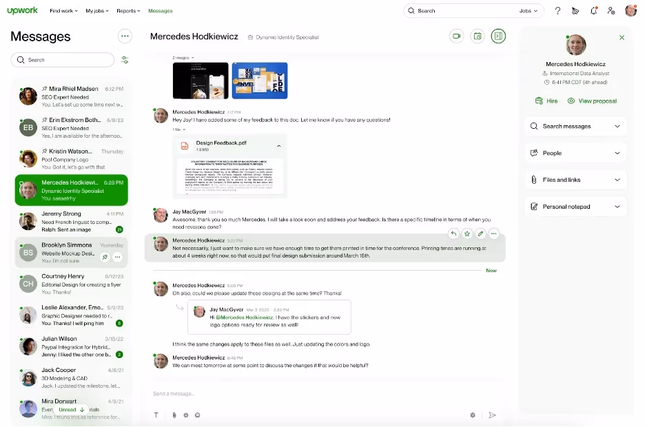 Messages and Collaboration