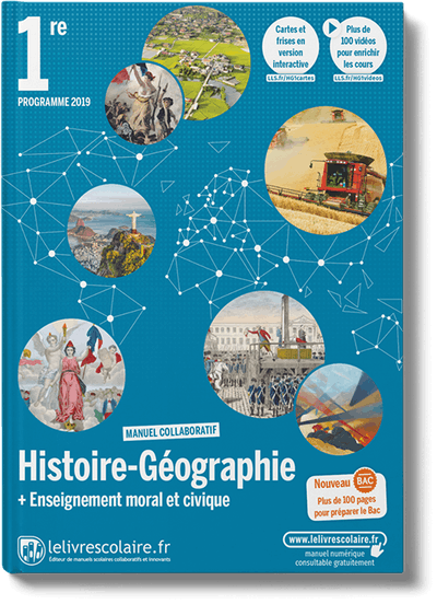 Histoire-Géographie-EMC 1re - manuel