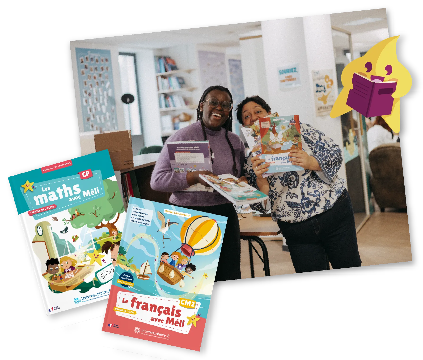 Image home nouveautés 2026 et collaboratif Lelivrescolaire.fr